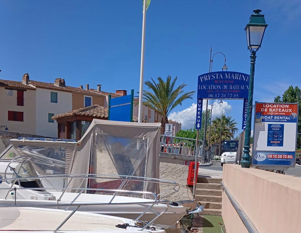 Presta Marine Location de bateau entrée